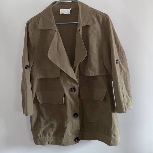 Lush oversized linen jacket - Picture 2 of 4